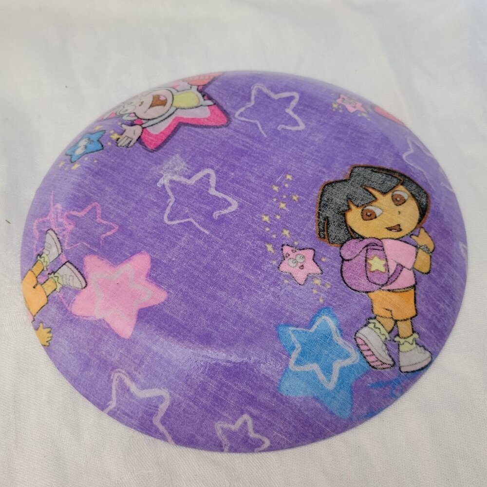 Dora The Explorer Glass Plate RARE kitchen cartoon kid's collectible 8" EUC - Picture 4 of 4
